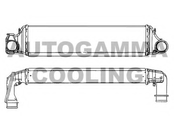 Intercooler, compresor 101882 AUTOGAMMA - Turbocompressor Intercooler, compresor 101882 AUTOGAMMA - Turbocompressor