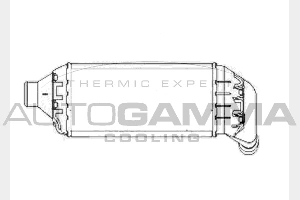 Intercooler, compresor 102403 AUTOGAMMA - Turbocompressor Intercooler, compresor 102403 AUTOGAMMA - Turbocompressor