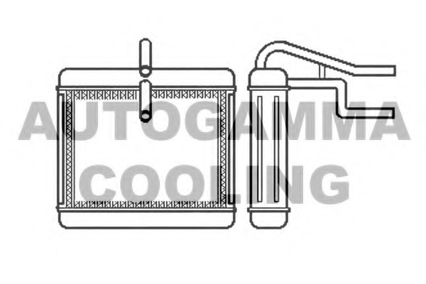 Schimbator caldura, incalzire habitaclu 102467 AUTOGAMMA - Radiator incalzire interior Schimbator caldura, incalzire habitaclu 102467 AUTOGAMMA - Radiator incalzire interior