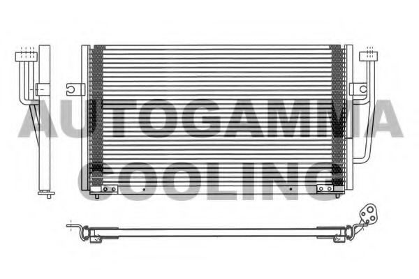Condensator, climatizare 102565 AUTOGAMMA - Radiator clima