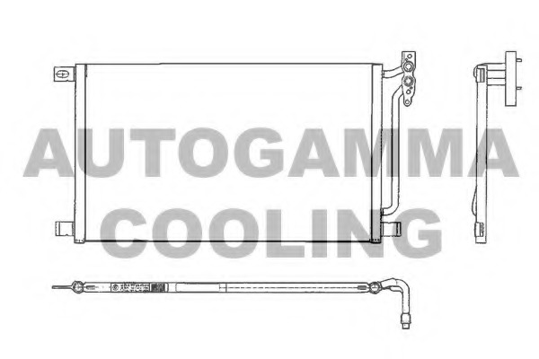 Condensator, climatizare 102605 AUTOGAMMA - Radiator clima Condensator, climatizare 102605 AUTOGAMMA - Radiator clima