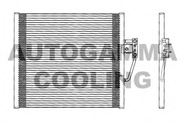 Condensator, climatizare 102609 AUTOGAMMA - Radiator clima