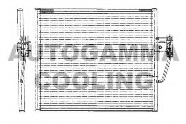 Condensator, climatizare 102610 AUTOGAMMA - Radiator clima