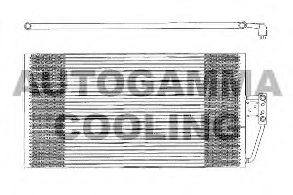 Condensator, climatizare 102611 AUTOGAMMA - Radiator clima