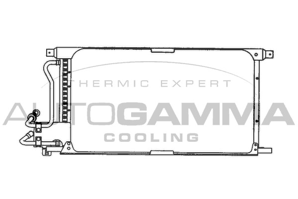 Condensator, climatizare 102657 AUTOGAMMA - Radiator clima