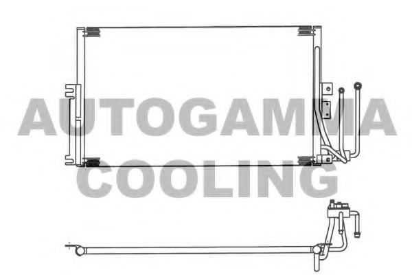 Condensator, climatizare 102744 AUTOGAMMA - Radiator clima Condensator, climatizare 102744 AUTOGAMMA - Radiator clima