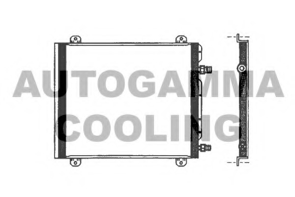 Condensator, climatizare 102764 AUTOGAMMA - Radiator clima Condensator, climatizare 102764 AUTOGAMMA - Radiator clima