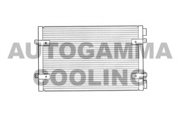 Condensator, climatizare 102767 AUTOGAMMA - Radiator clima