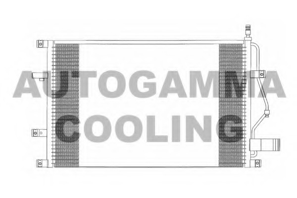 Condensator, climatizare 102835 AUTOGAMMA - Radiator clima Condensator, climatizare 102835 AUTOGAMMA - Radiator clima