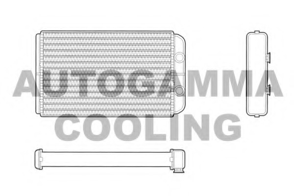 Schimbator caldura, incalzire habitaclu 103059 AUTOGAMMA - Schimbator caldura Schimbator caldura, incalzire habitaclu 103059 AUTOGAMMA - Schimbator caldura