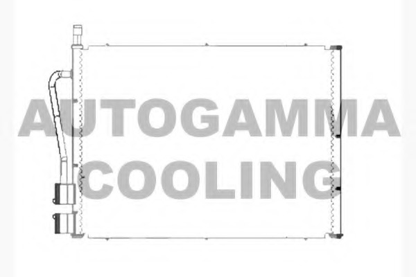 Condensator, climatizare 103132 AUTOGAMMA - Radiator clima