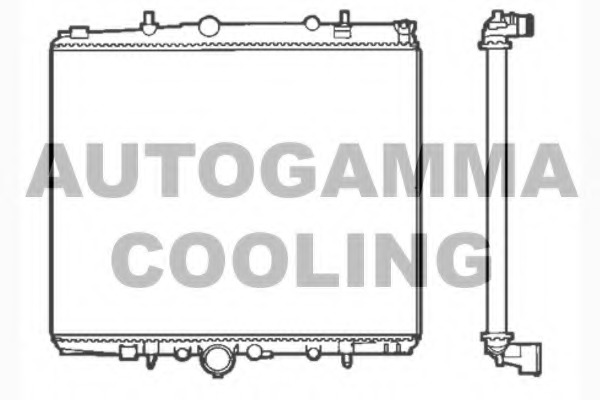 Radiator, racire motor 103223 AUTOGAMMA - Radiator apa/piese Radiator, racire motor 103223 AUTOGAMMA - Radiator apa/piese