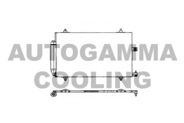 Condensator, climatizare 103225 AUTOGAMMA - Radiator clima