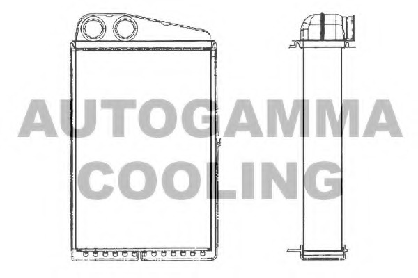 Schimbator caldura, incalzire habitaclu 103247 AUTOGAMMA - Schimbator caldura Schimbator caldura, incalzire habitaclu 103247 AUTOGAMMA - Schimbator caldura