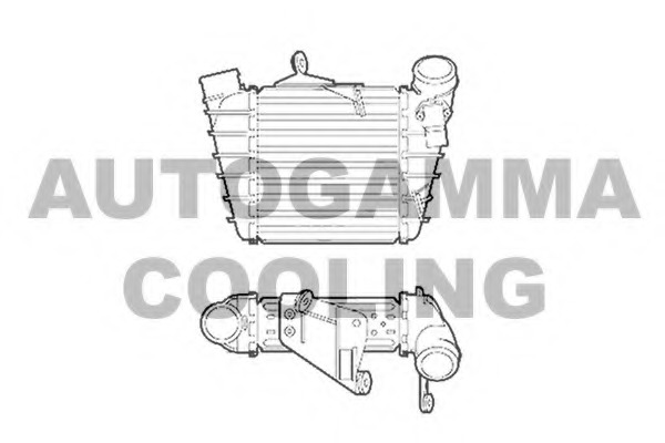 Intercooler, compresor 103366 AUTOGAMMA - Turbocompressor Intercooler, compresor 103366 AUTOGAMMA - Turbocompressor