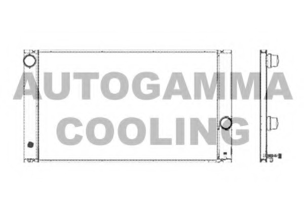 Radiator, racire motor 103387 AUTOGAMMA - Radiator apa/piese Radiator, racire motor 103387 AUTOGAMMA - Radiator apa/piese