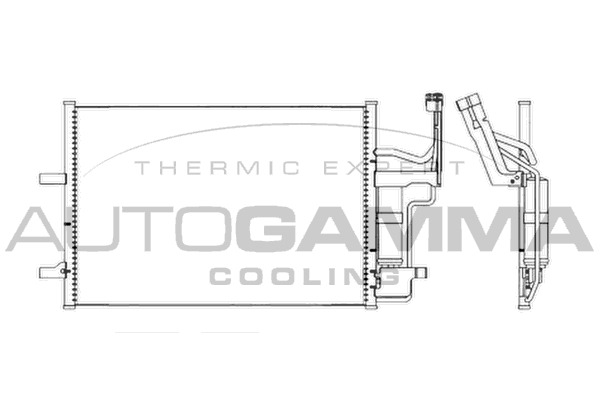 Condensator, climatizare 103621 AUTOGAMMA - Radiator clima Condensator, climatizare 103621 AUTOGAMMA - Radiator clima