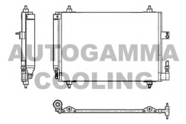 Condensator, climatizare 103659 AUTOGAMMA - Radiator clima Condensator, climatizare 103659 AUTOGAMMA - Radiator clima