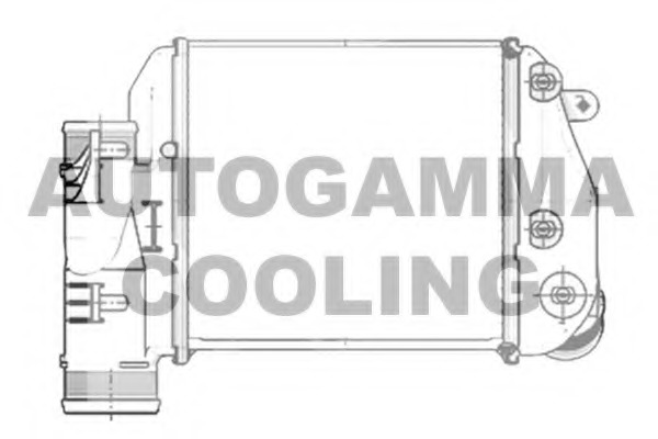 Intercooler, compresor 103767 AUTOGAMMA - Turbocompressor Intercooler, compresor 103767 AUTOGAMMA - Turbocompressor