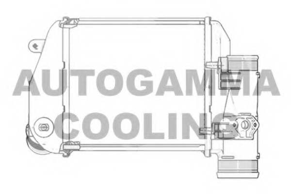 Intercooler, compresor 103769 AUTOGAMMA - Turbocompressor Intercooler, compresor 103769 AUTOGAMMA - Turbocompressor