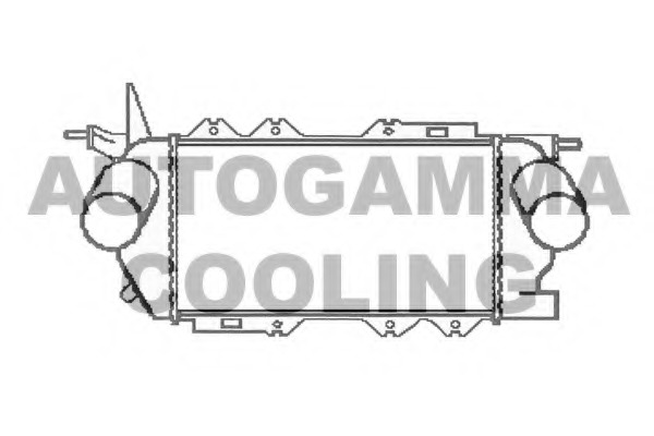 Intercooler, compresor 103856 AUTOGAMMA - Turbocompressor Intercooler, compresor 103856 AUTOGAMMA - Turbocompressor