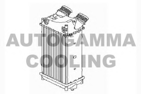 Intercooler, compresor 103862 AUTOGAMMA - Admisie aer motor