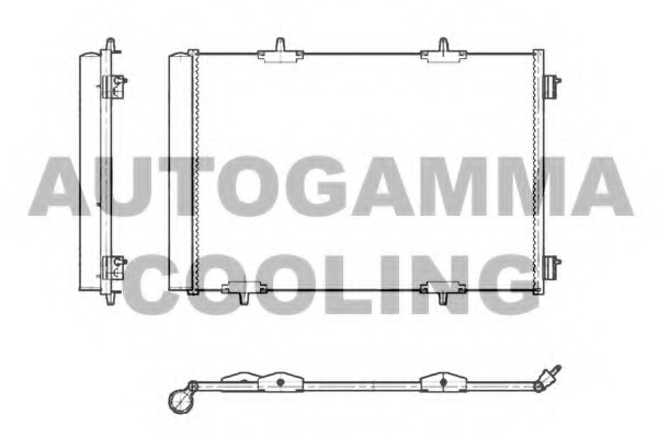 Condensator, climatizare 103972 AUTOGAMMA - Radiator clima Condensator, climatizare 103972 AUTOGAMMA - Radiator clima