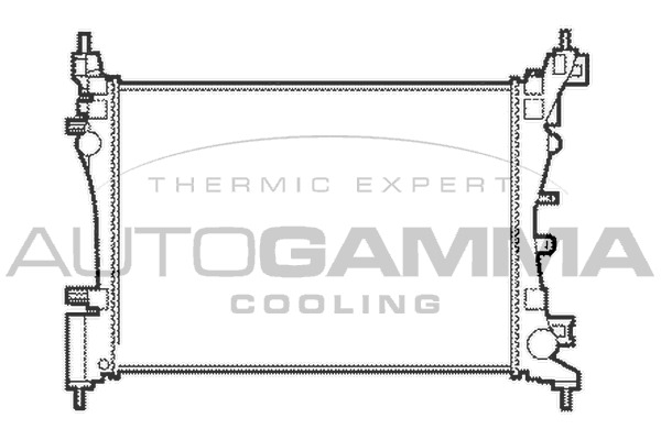 Radiator, racire motor 103985 AUTOGAMMA - Radiator apa/piese Radiator, racire motor 103985 AUTOGAMMA - Radiator apa/piese