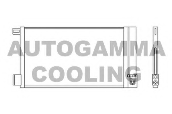 Condensator, climatizare 103989 AUTOGAMMA - Radiator clima Condensator, climatizare 103989 AUTOGAMMA - Radiator clima