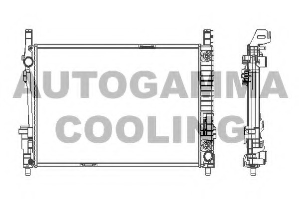 Radiator, racire motor 103994 AUTOGAMMA - Radiator apa/piese Radiator, racire motor 103994 AUTOGAMMA - Radiator apa/piese