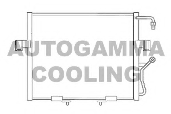 Condensator, climatizare 104224 AUTOGAMMA - Radiator clima