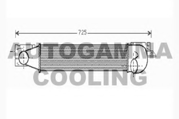 Intercooler, compresor 104318 AUTOGAMMA - Turbocompressor Intercooler, compresor 104318 AUTOGAMMA - Turbocompressor