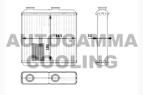 Schimbator caldura, incalzire habitaclu 104350 AUTOGAMMA - Radiator incalzire interior Schimbator caldura, incalzire habitaclu 104350 AUTOGAMMA - Radiator incalzire interior