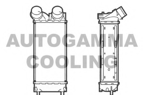 Intercooler, compresor 104470 AUTOGAMMA - Turbocompressor Intercooler, compresor 104470 AUTOGAMMA - Turbocompressor