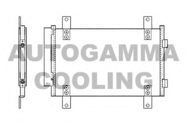Condensator, climatizare 104482 AUTOGAMMA - Radiator clima Condensator, climatizare 104482 AUTOGAMMA - Radiator clima