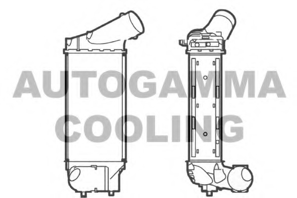 Intercooler, compresor 104490 AUTOGAMMA - Turbocompressor Intercooler, compresor 104490 AUTOGAMMA - Turbocompressor