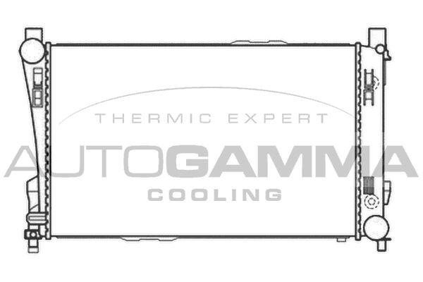 Radiator, racire motor 104526 AUTOGAMMA - Radiator apa/piese
