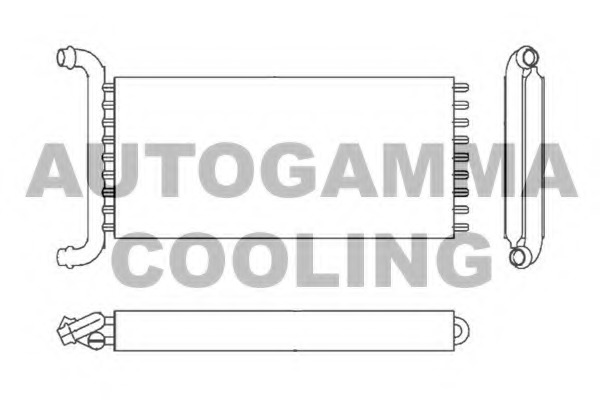Schimbator caldura, incalzire habitaclu 104546 AUTOGAMMA - Schimbator caldura Schimbator caldura, incalzire habitaclu 104546 AUTOGAMMA - Schimbator caldura