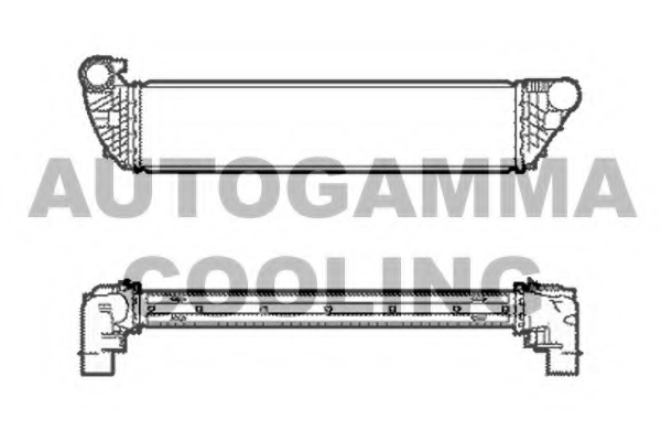 Intercooler, compresor 104596 AUTOGAMMA - Turbocompressor Intercooler, compresor 104596 AUTOGAMMA - Turbocompressor