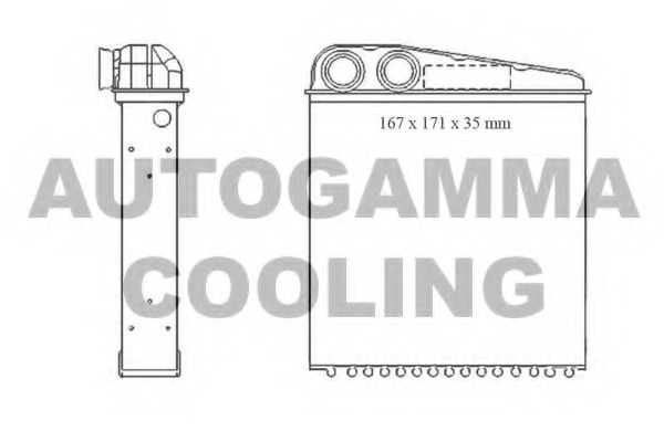 Schimbator caldura, incalzire habitaclu 104820 AUTOGAMMA - Schimbator caldura Schimbator caldura, incalzire habitaclu 104820 AUTOGAMMA - Schimbator caldura