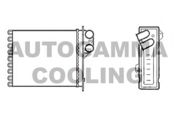 Schimbator caldura, incalzire habitaclu 104874 AUTOGAMMA - Radiator incalzire interior Schimbator caldura, incalzire habitaclu 104874 AUTOGAMMA - Radiator incalzire interior