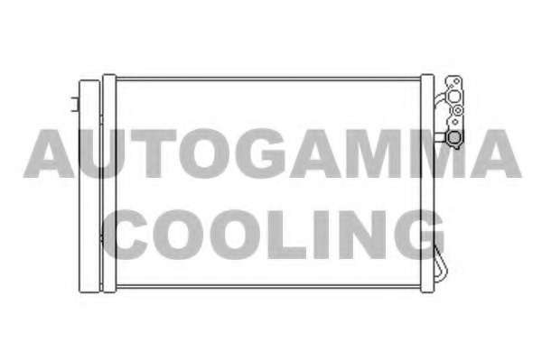 Condensator, climatizare 104895 AUTOGAMMA - Radiator clima Condensator, climatizare 104895 AUTOGAMMA - Radiator clima