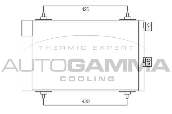 Condensator, climatizare 104899 AUTOGAMMA - Radiator clima Condensator, climatizare 104899 AUTOGAMMA - Radiator clima