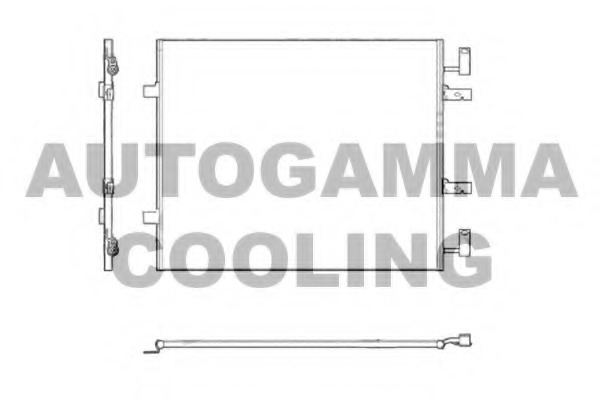 Condensator, climatizare 104918 AUTOGAMMA - Radiator clima