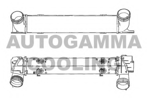 Intercooler, compresor 104938 AUTOGAMMA - Turbocompressor Intercooler, compresor 104938 AUTOGAMMA - Turbocompressor