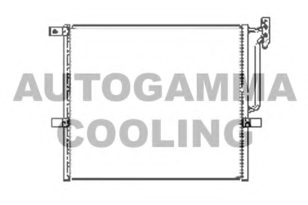 Condensator, climatizare 104974 AUTOGAMMA - Radiator clima