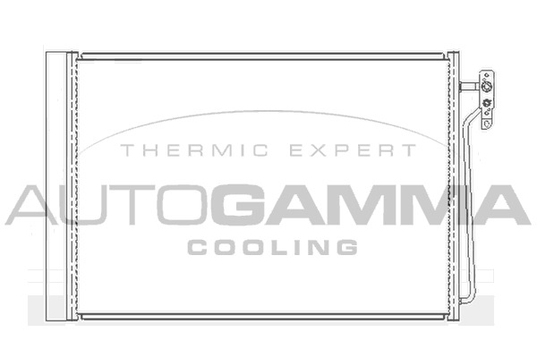 Condensator, climatizare 104987 AUTOGAMMA - Radiator clima Condensator, climatizare 104987 AUTOGAMMA - Radiator clima