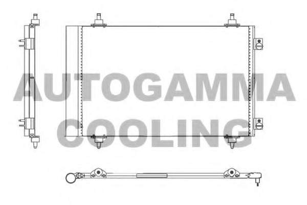 Condensator, climatizare 105022 AUTOGAMMA - Radiator clima Condensator, climatizare 105022 AUTOGAMMA - Radiator clima
