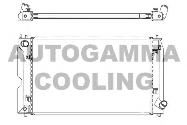 Radiator, racire motor 105059 AUTOGAMMA - Radiator apa/piese Radiator, racire motor 105059 AUTOGAMMA - Radiator apa/piese