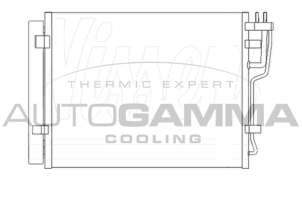 Condensator, climatizare 105075 AUTOGAMMA - Radiator clima Condensator, climatizare 105075 AUTOGAMMA - Radiator clima